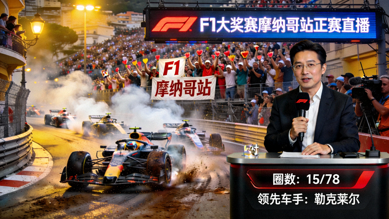F1大奖赛摩纳哥站正赛直播